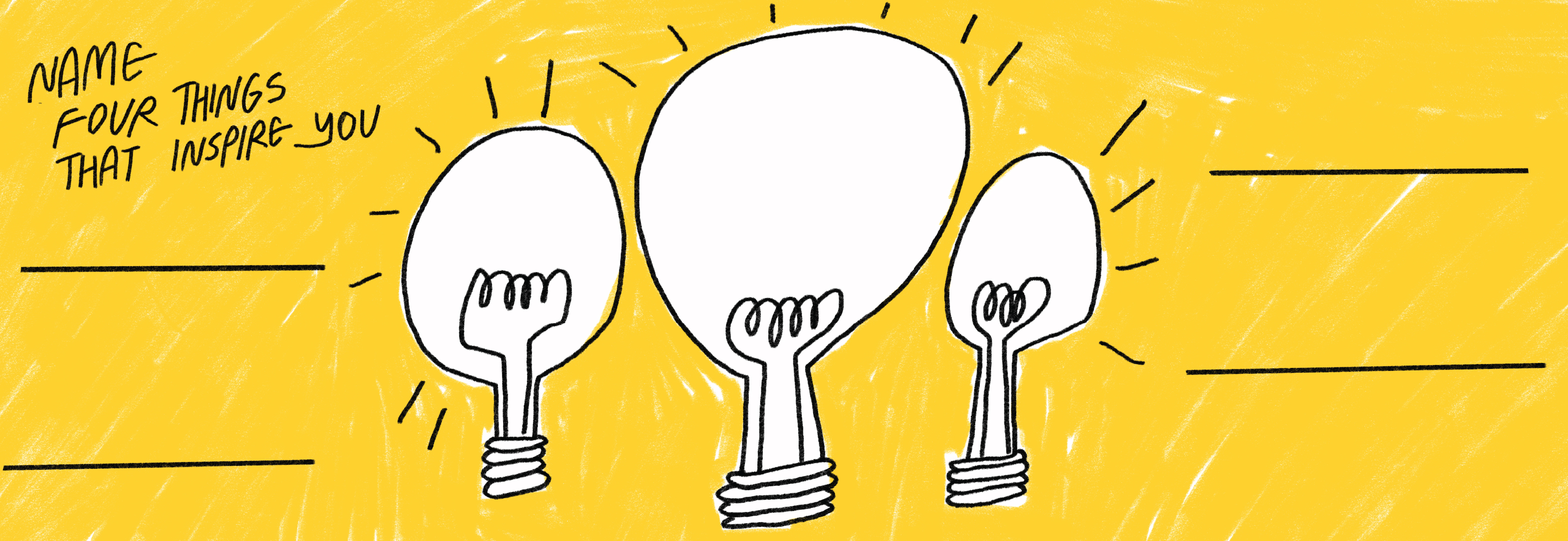 Light bulbs illustration